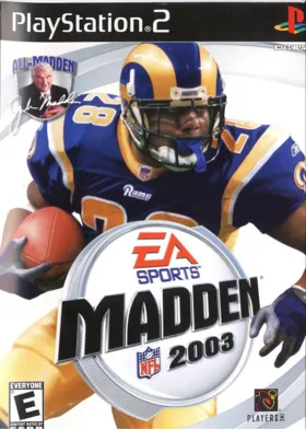 Madden NFL 2003 box cover front